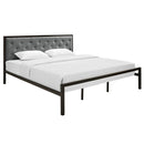  Modway Furniture Mia King Upholstered Platform Bed MOD-5184-BRN-GRY-SET IMAGE 2