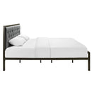  Modway Furniture Mia King Upholstered Platform Bed MOD-5184-BRN-GRY-SET IMAGE 3