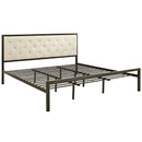  Modway Furniture Mia King Upholstered Platform Bed MOD-5184-BRN-BEI-SET IMAGE 4