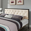  Modway Furniture Mia King Upholstered Platform Bed MOD-5184-BRN-BEI-SET IMAGE 6