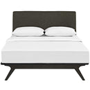 Modway Furniture Tracy Queen Upholstered Bed MOD-5238-CAP-BRN IMAGE 1