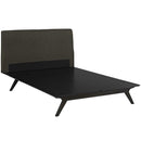  Modway Furniture Tracy Queen Upholstered Platform Bed MOD-5238-CAP-BRN IMAGE 4