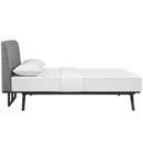  Modway Furniture Tracy Queen Upholstered Platform Bed MOD-5238-CAP-GRY IMAGE 3