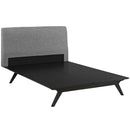  Modway Furniture Tracy Queen Upholstered Platform Bed MOD-5238-CAP-GRY IMAGE 4