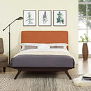 Modway Furniture Tracy Queen Upholstered Bed MOD-5238-CAP-ORA IMAGE 5