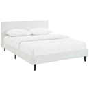  Modway Furniture Anya Full Upholstered Platform Bed MOD-5417-WHI IMAGE 2