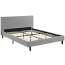 Modway Furniture Anya Full Upholstered Platform Bed MOD-5418-LGR IMAGE 4