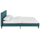  Modway Furniture Anya Full Upholstered Platform Bed MOD-5418-TEA IMAGE 3