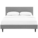  Modway Furniture Anya Queen Upholstered Platform Bed MOD-5420-LGR IMAGE 1