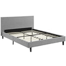  Modway Furniture Anya Queen Upholstered Platform Bed MOD-5420-LGR IMAGE 4