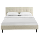  Modway Furniture Linnea Full Upholstered Platform Bed MOD-5424-BEI IMAGE 1