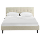 Modway Furniture Linnea Full Upholstered Platform Bed MOD-5424-BEI IMAGE 1