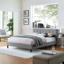  Modway Furniture Linnea Full Upholstered Platform Bed MOD-5424-LGR IMAGE 5