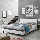  Modway Furniture Linnea Queen Upholstered Platform Bed MOD-5425-WHI IMAGE 5