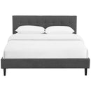  Modway Furniture Linnea Queen Upholstered Platform Bed MOD-5426-GRY IMAGE 1