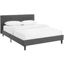 Modway Furniture Linnea Queen Upholstered Platform Bed MOD-5426-GRY IMAGE 2