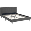  Modway Furniture Linnea Queen Upholstered Platform Bed MOD-5426-GRY IMAGE 4