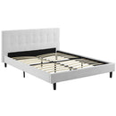 Modway Furniture Linnea Queen Fabric Platform Bed MOD-5426-WHI IMAGE 4