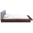  Modway Furniture Freja Queen Upholstered Platform Bed MOD-5721-WAL-GRY-SET IMAGE 3