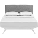  Modway Furniture Tracy Full Upholstered Platform Bed MOD-5765-WHI-GRY IMAGE 1