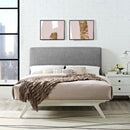  Modway Furniture Tracy Full Upholstered Platform Bed MOD-5765-WHI-GRY IMAGE 5