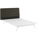 Modway Furniture Tracy Queen Upholstered Bed MOD-5766-WHI-BRN IMAGE 4