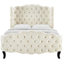  Modway Furniture Violette Queen Upholstered Platform Bed MOD-5804-IVO IMAGE 1