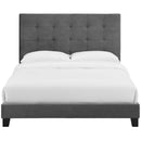 Modway Furniture Melanie Twin Fabric Platform Bed MOD-5805-GRY IMAGE 1