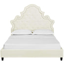  Modway Furniture Valentina Queen Upholstered Platform Bed MOD-5808-IVO IMAGE 1