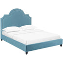  Modway Furniture Primrose Queen Upholstered Platform Bed MOD-5812-SEA IMAGE 2