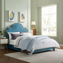  Modway Furniture Primrose Queen Upholstered Platform Bed MOD-5812-SEA IMAGE 5