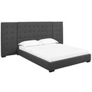  Modway Furniture Sierra Queen Upholstered Platform Bed MOD-5818-GRY IMAGE 2