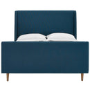  Modway Furniture Aubree Queen Upholstered Platform Bed MOD-5824-AZU IMAGE 1