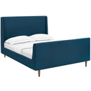  Modway Furniture Aubree Queen Upholstered Platform Bed MOD-5824-AZU IMAGE 2