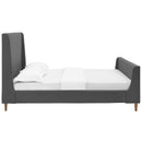 Modway Furniture Aubree Queen Fabric Platform Bed MOD-5824-GRY IMAGE 3