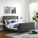 Modway Furniture Aubree Queen Fabric Platform Bed MOD-5824-GRY IMAGE 5