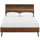  Modway Furniture Arwen Queen Platform Bed MOD-5831-WAL IMAGE 1