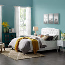  Modway Furniture Amelia Full Upholstered Platform Bed MOD-5839-WHI IMAGE 5