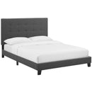Modway Furniture Melanie Twin Upholstered Platform Bed MOD-5877-GRY IMAGE 2