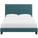  Modway Furniture Melanie Twin Upholstered Platform Bed MOD-5877-TEA IMAGE 1