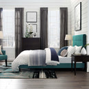  Modway Furniture Melanie Twin Upholstered Platform Bed MOD-5877-TEA IMAGE 5