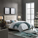  Modway Furniture Melanie Queen Upholstered Platform Bed MOD-5879-BEI IMAGE 5
