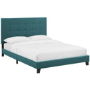  Modway Furniture Melanie Queen Upholstered Platform Bed MOD-5879-TEA IMAGE 2