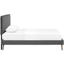  Modway Furniture Amaris Twin Upholstered Platform Bed MOD-5902-GRY IMAGE 3