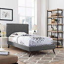  Modway Furniture Amaris Twin Upholstered Platform Bed MOD-5902-GRY IMAGE 5