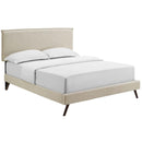  Modway Furniture Amaris Queen Upholstered Platform Bed MOD-5904-BEI IMAGE 2