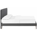  Modway Furniture Amaris Queen Upholstered Platform Bed MOD-5904-GRY IMAGE 3