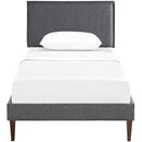  Modway Furniture Amaris Twin Upholstered Platform Bed MOD-5906-GRY IMAGE 1