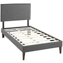  Modway Furniture Amaris Twin Upholstered Platform Bed MOD-5906-GRY IMAGE 4