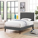  Modway Furniture Amaris Twin Upholstered Platform Bed MOD-5906-GRY IMAGE 5